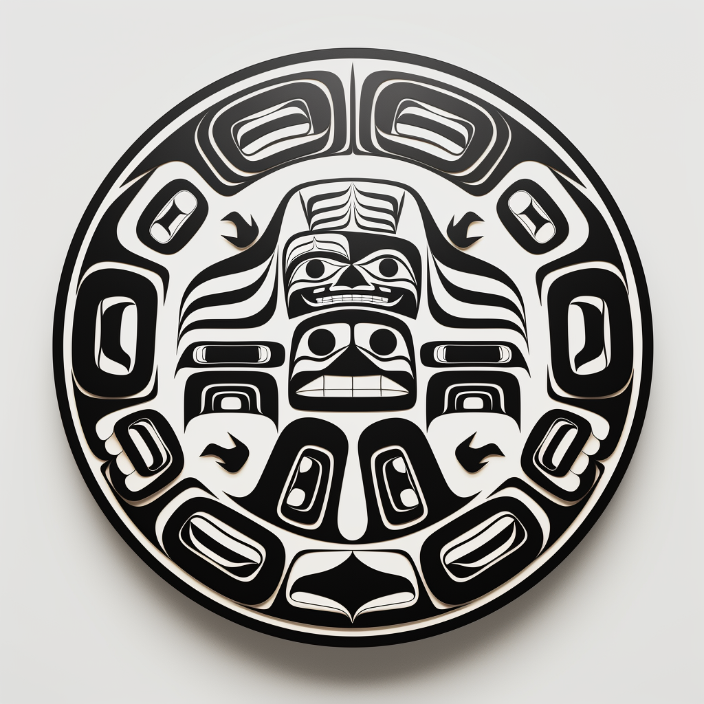 Native Alaskan Indian Art Logo