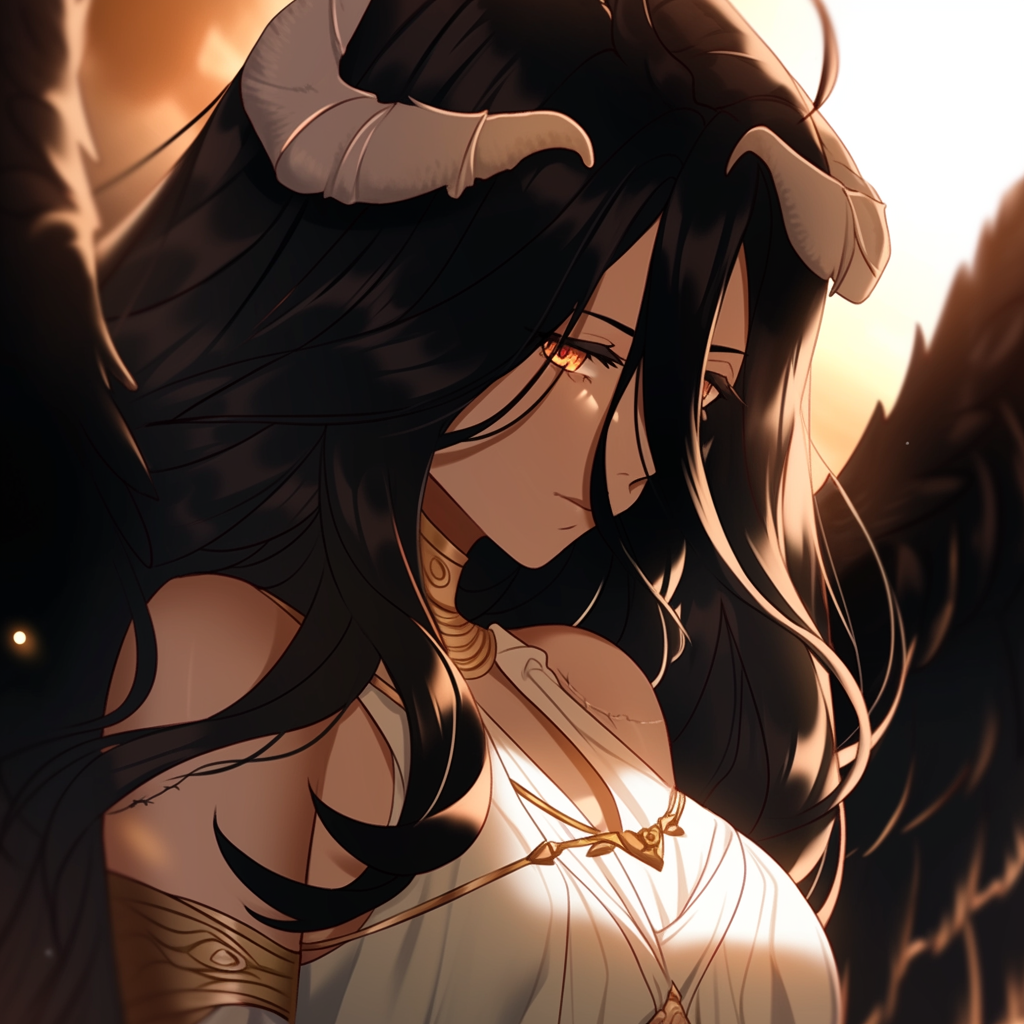 Albedo character from Overlord