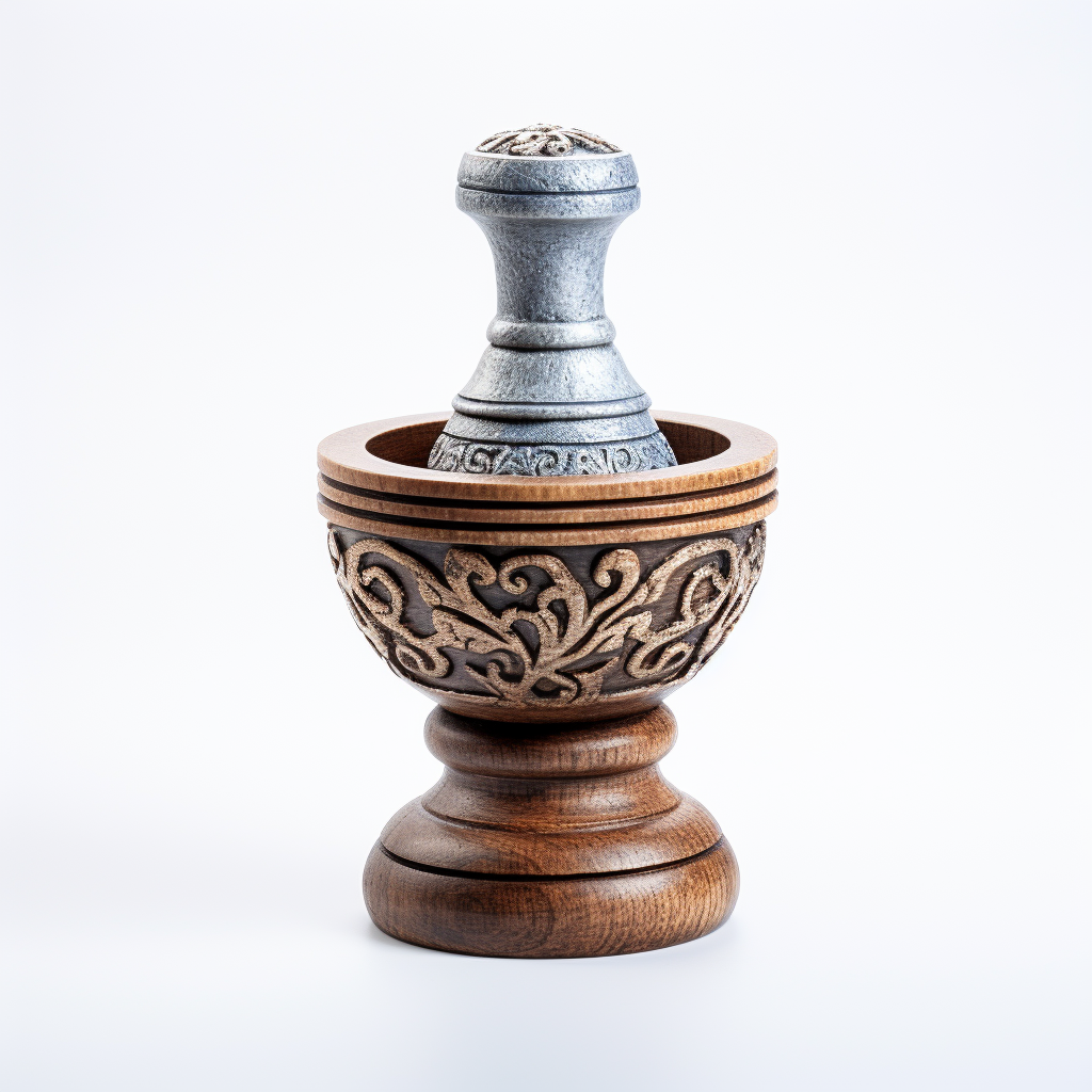 Ornate Alchemist's Mortar and Pestle