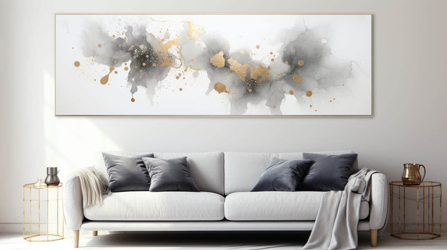 Stunning Alcohol Ink Celestial Sky with Gold Stars and Gold Dust