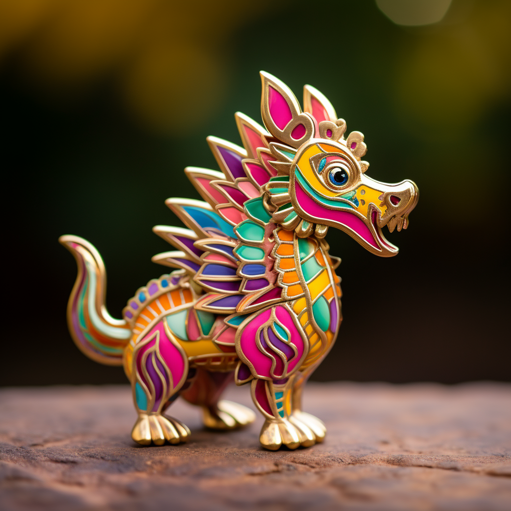 Alebrijes Pinata Lapel Pin