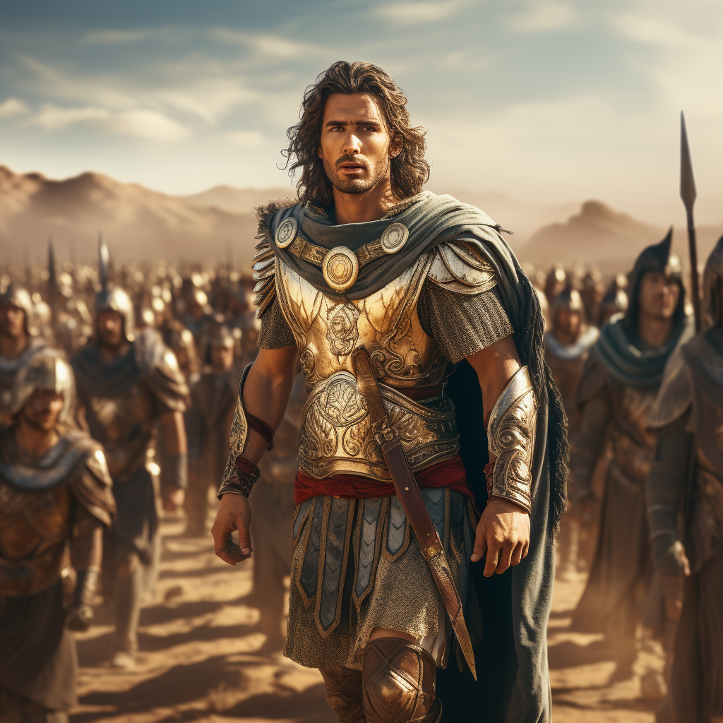 Alexander the Great and his Soldiers in Egypt