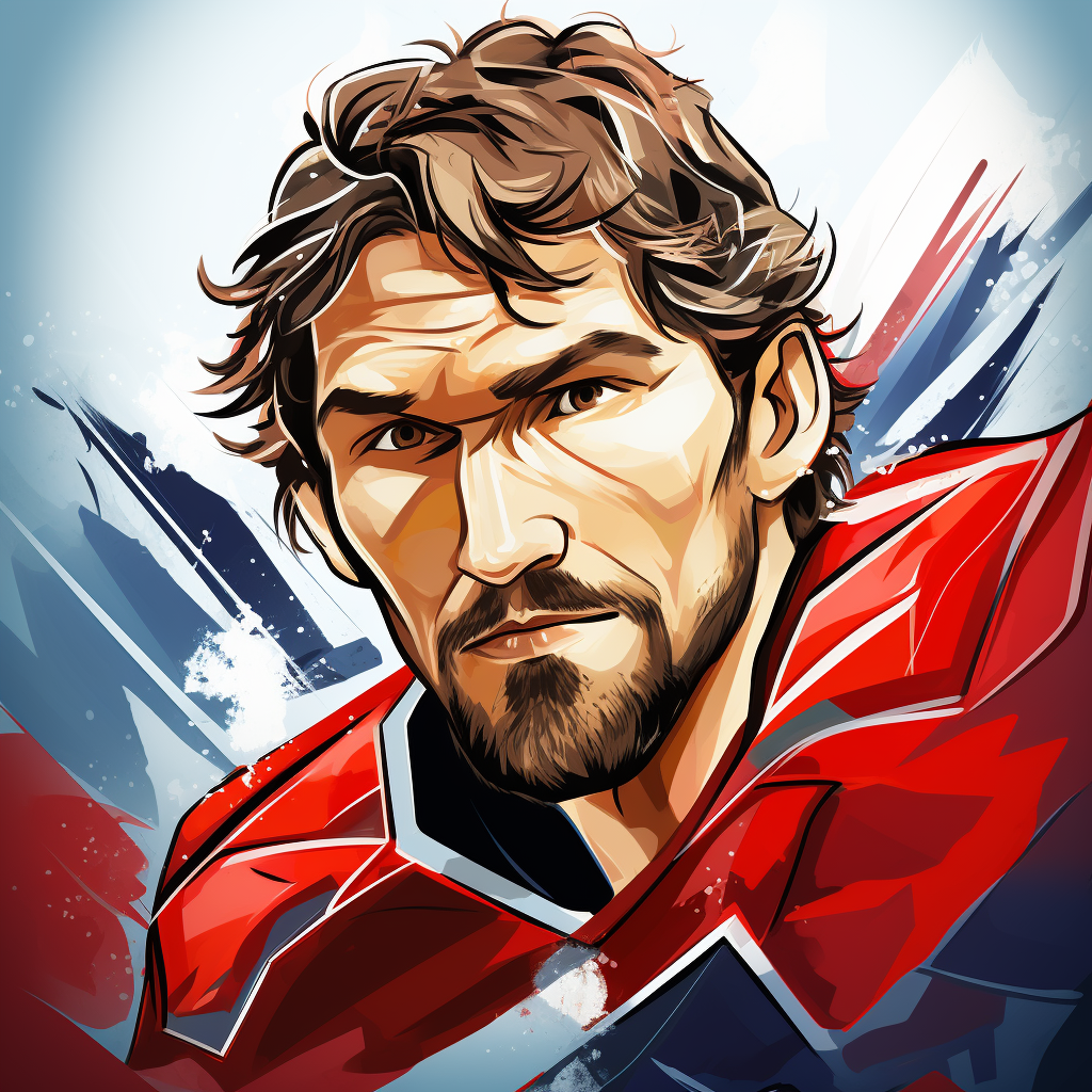 Alexander Ovechkin Cartoon Illustration