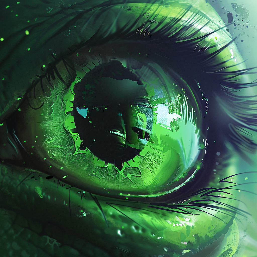 Alien Eye Cornea Pupil Concept