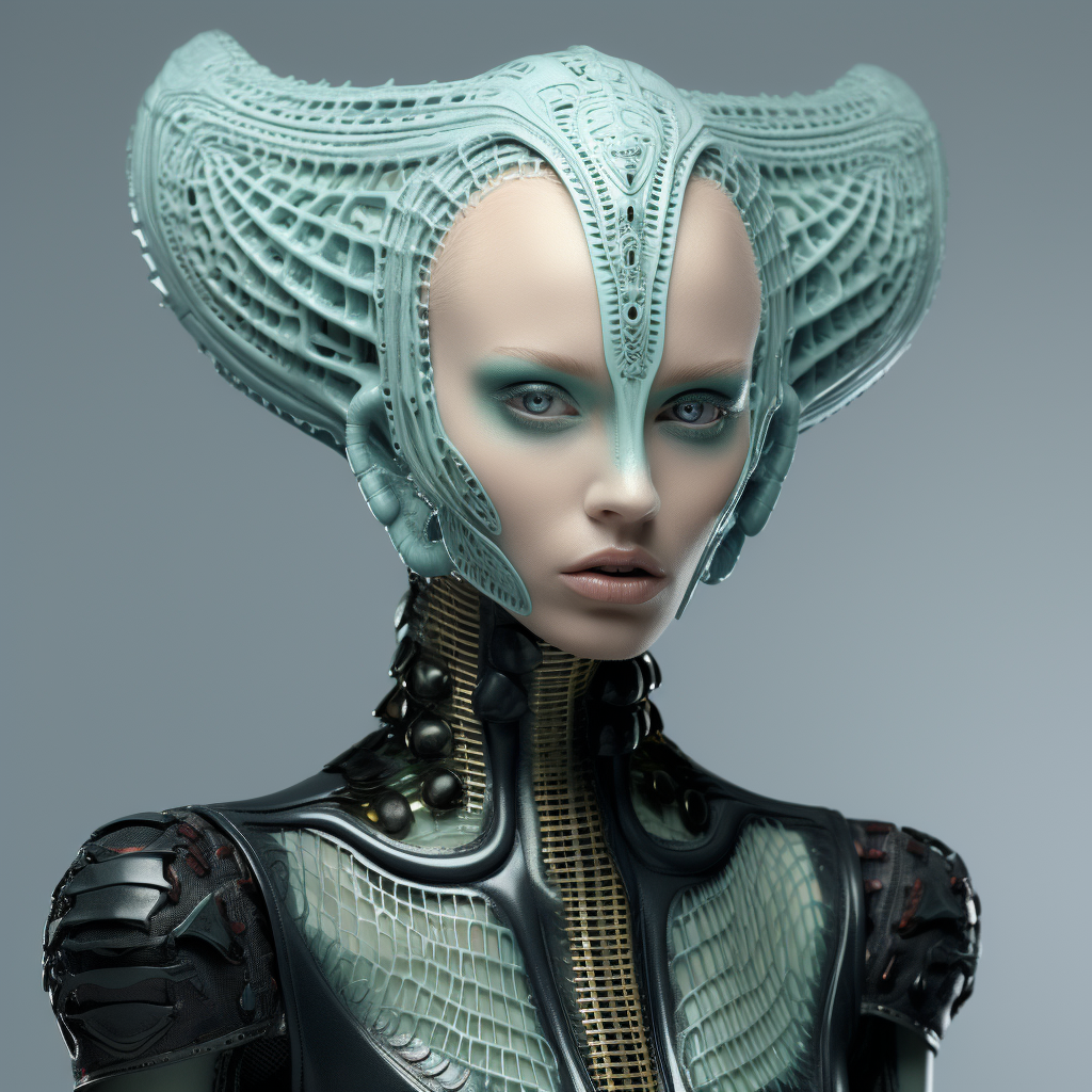 Fashionable Alien Model Hybrid