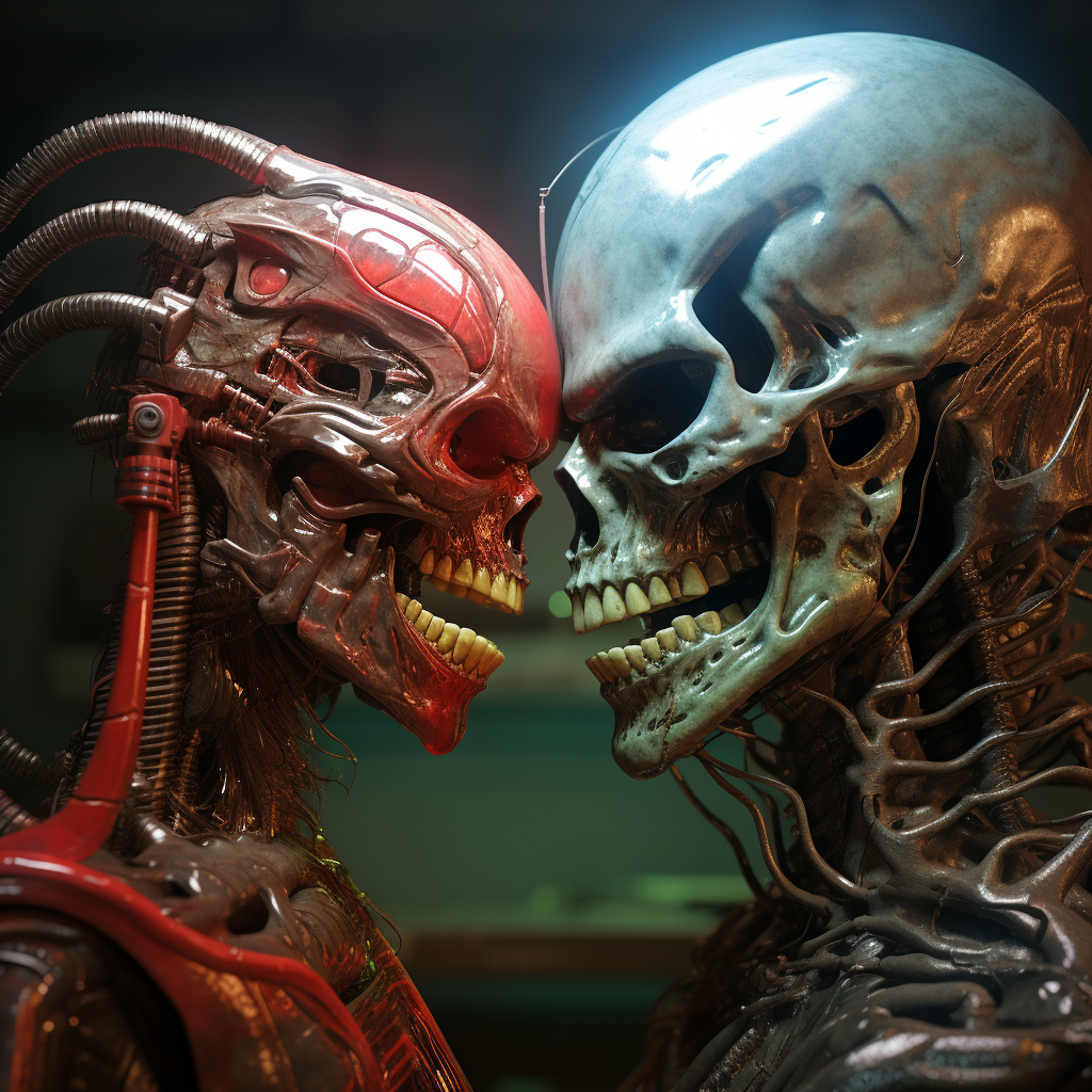 Alien versus Terminator showdown