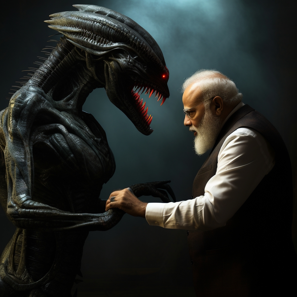 Alien vs Predator vs PM Modi Clash