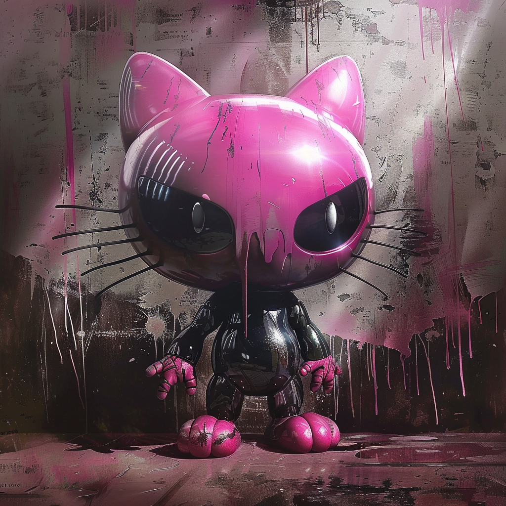 Adorable Alien Hello Kitty Character