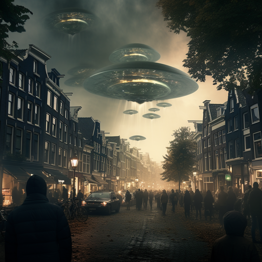 Image of alien invasion in Zwolle