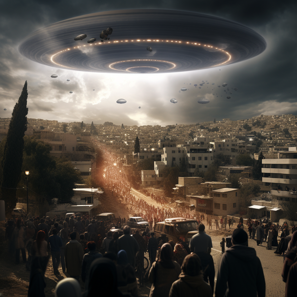 Realistic Alien Invasion in Jerusalem