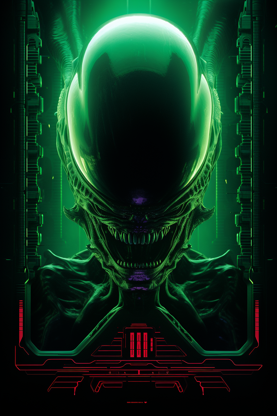 Alien movie poster without title