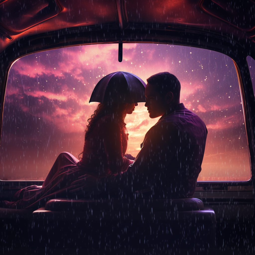 Aliens in Car Love Rain