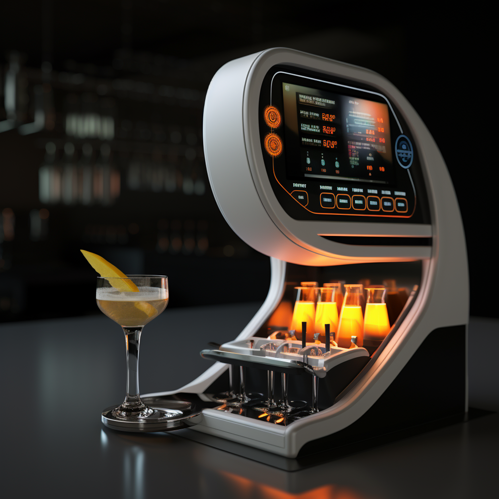 Alkohol Coctail Machine with Touch Screen