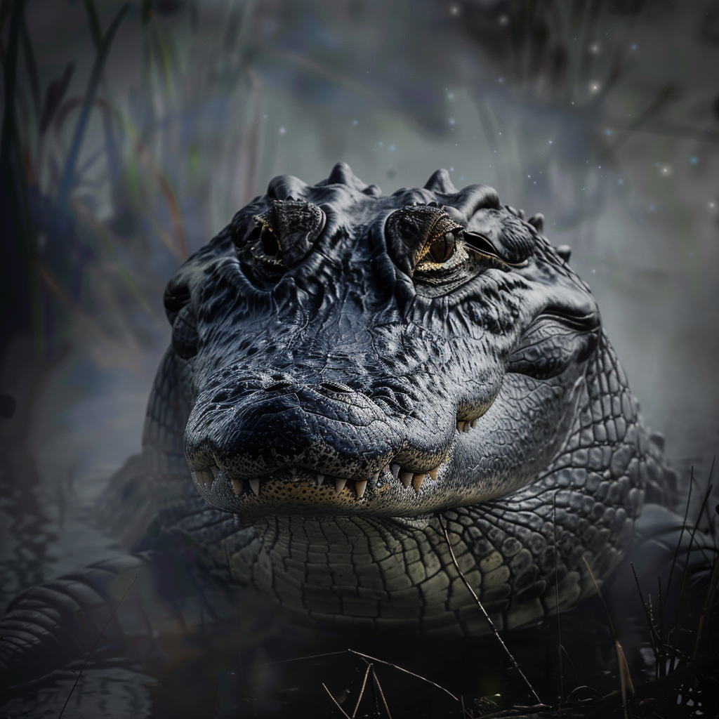 Alligator in Cool Atmosphere