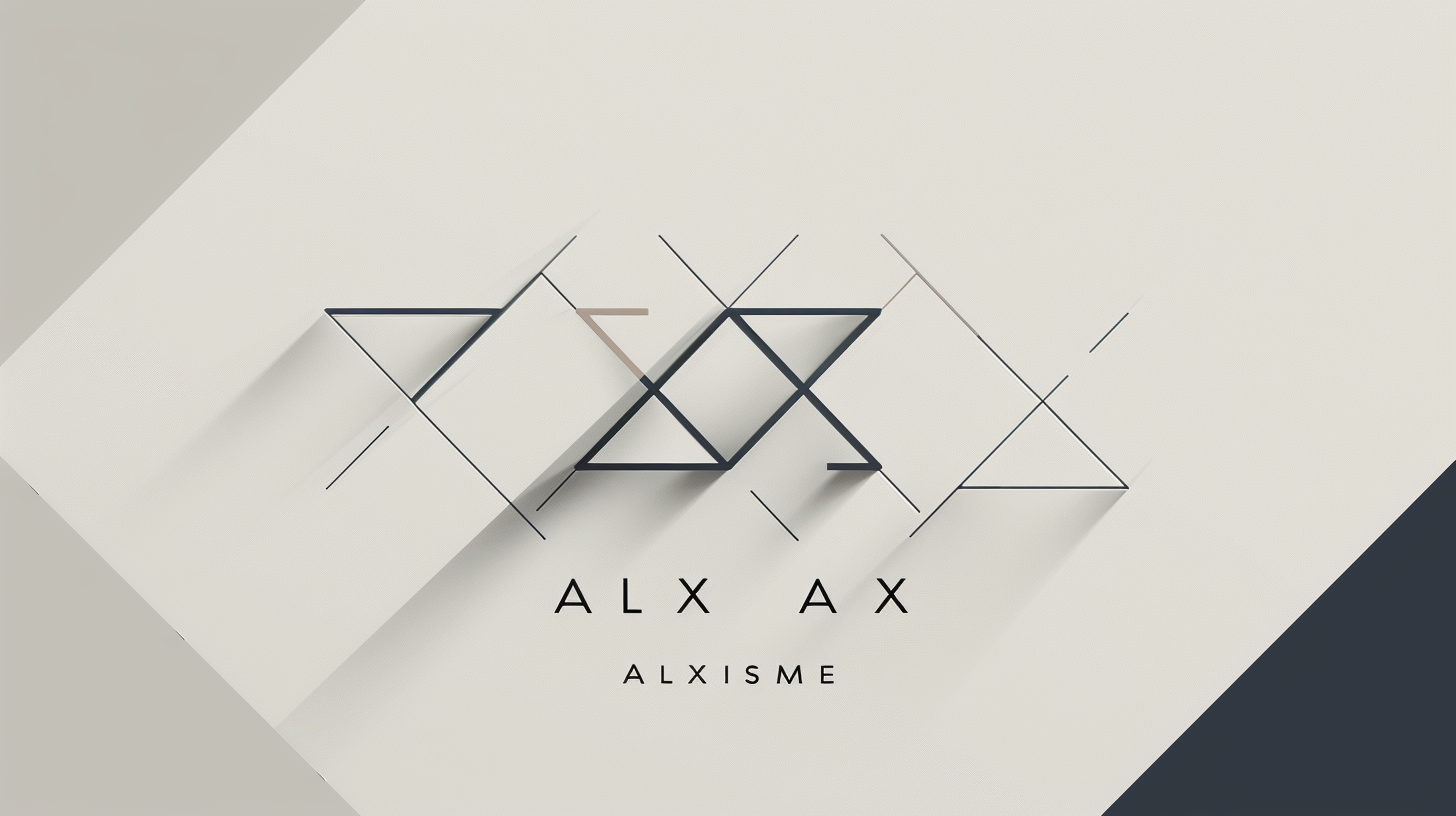 ALX Language School Logo Geometric Shapes