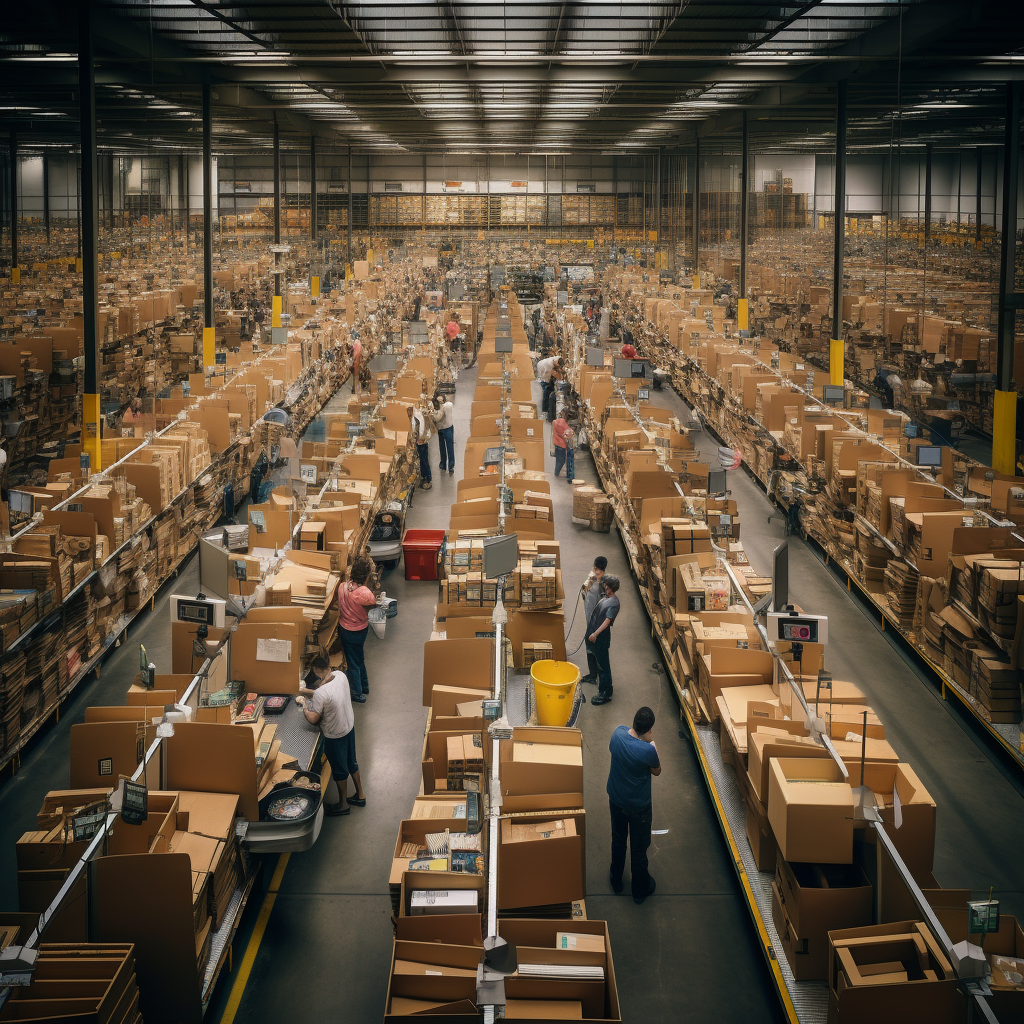 Large Amazon Warehouse Corporation