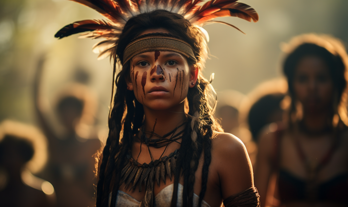 A mesmerizing cinematic look of Amazon tribe people