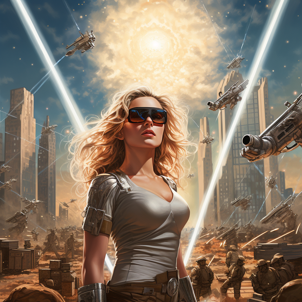 Amazon Woman with Laser Vision