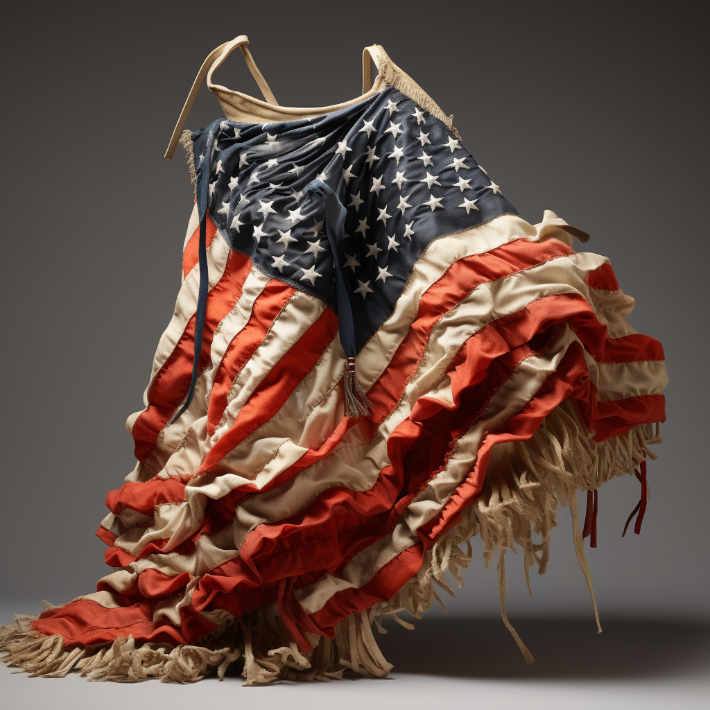 American flag papoose construction