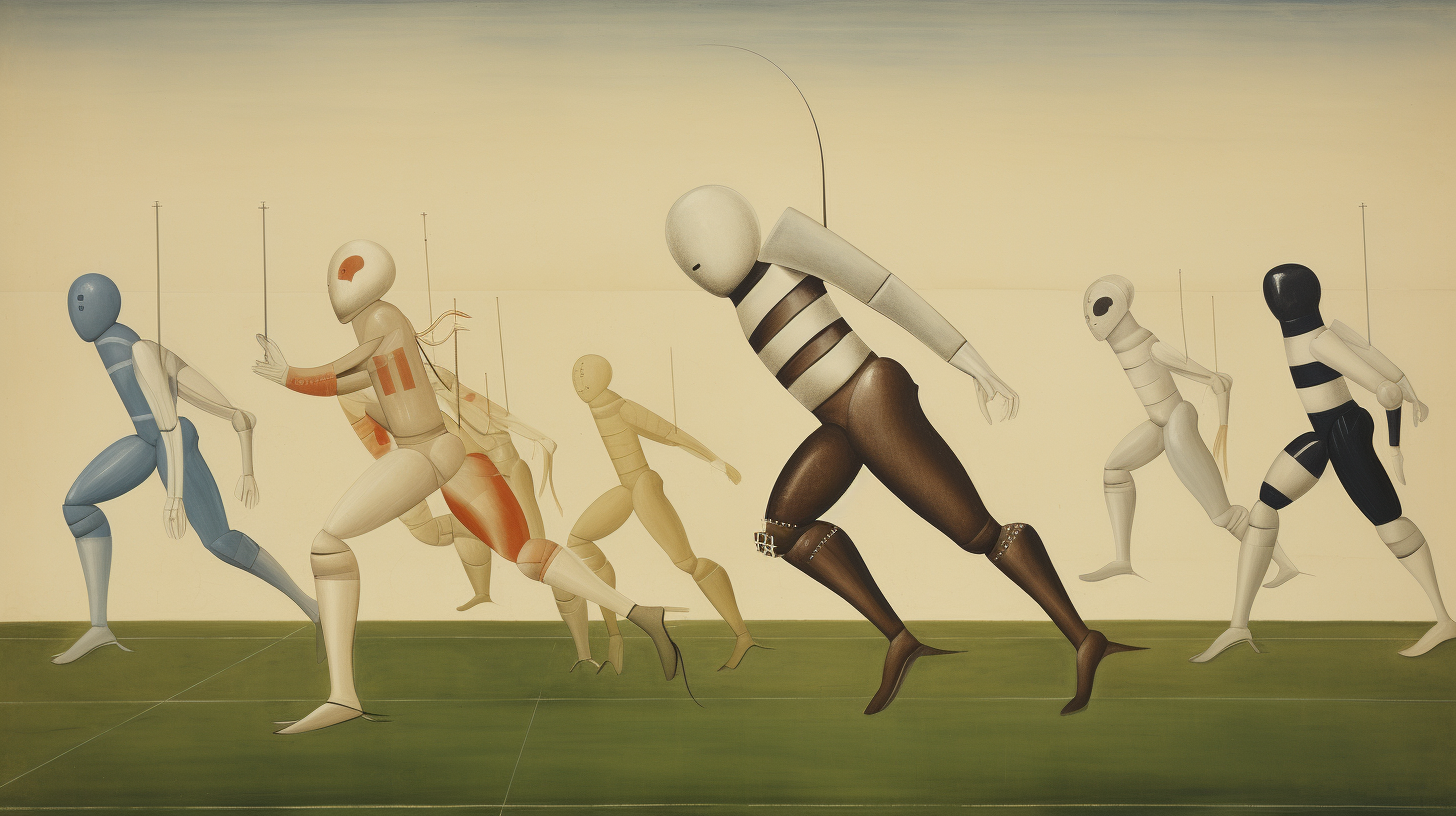 Oskar Schlemmer American football game