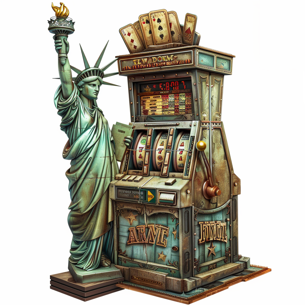 Liberty Slot Machine Illustration