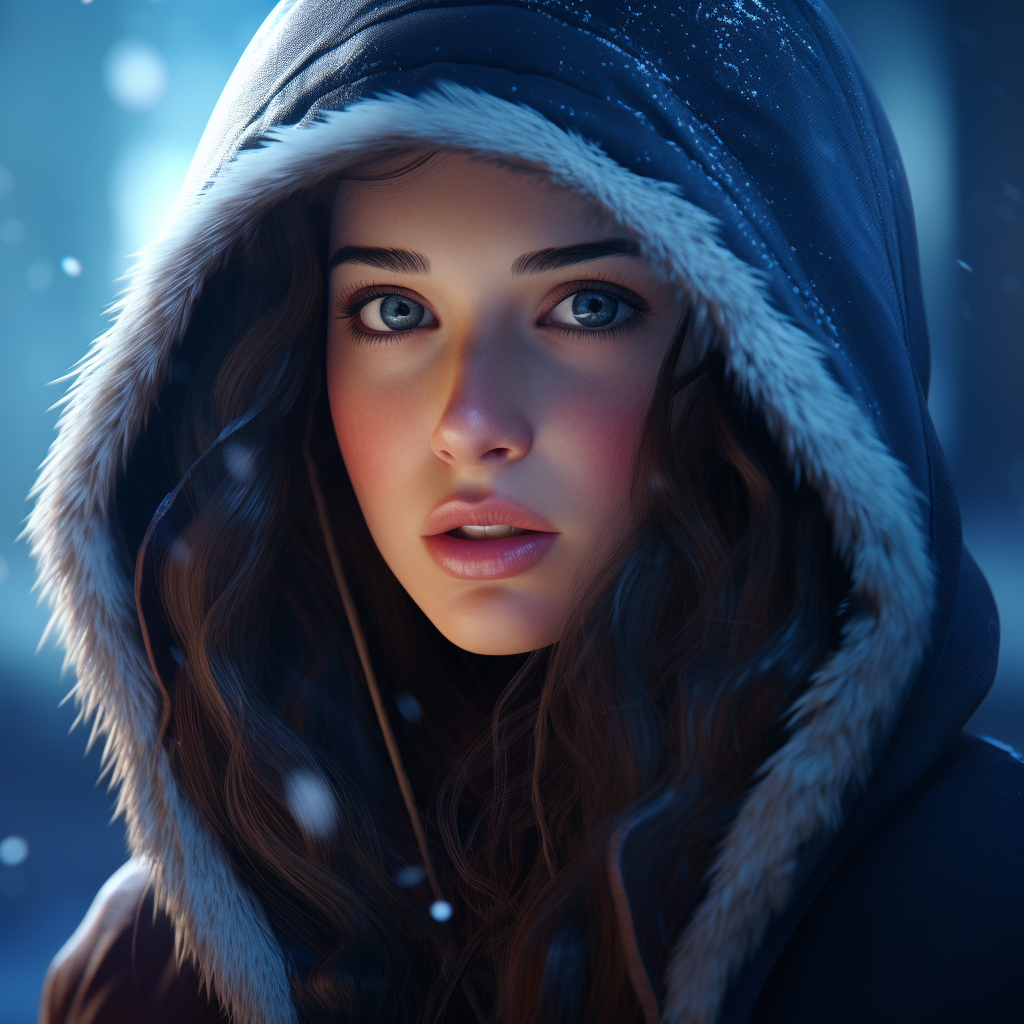 Beautiful image of Ana from Frozen