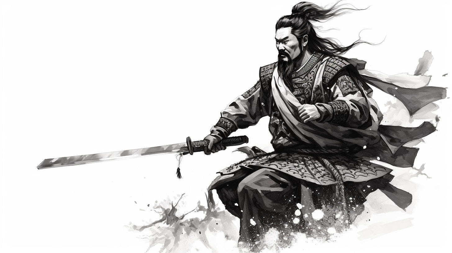 Ancient Chinese General with Spear