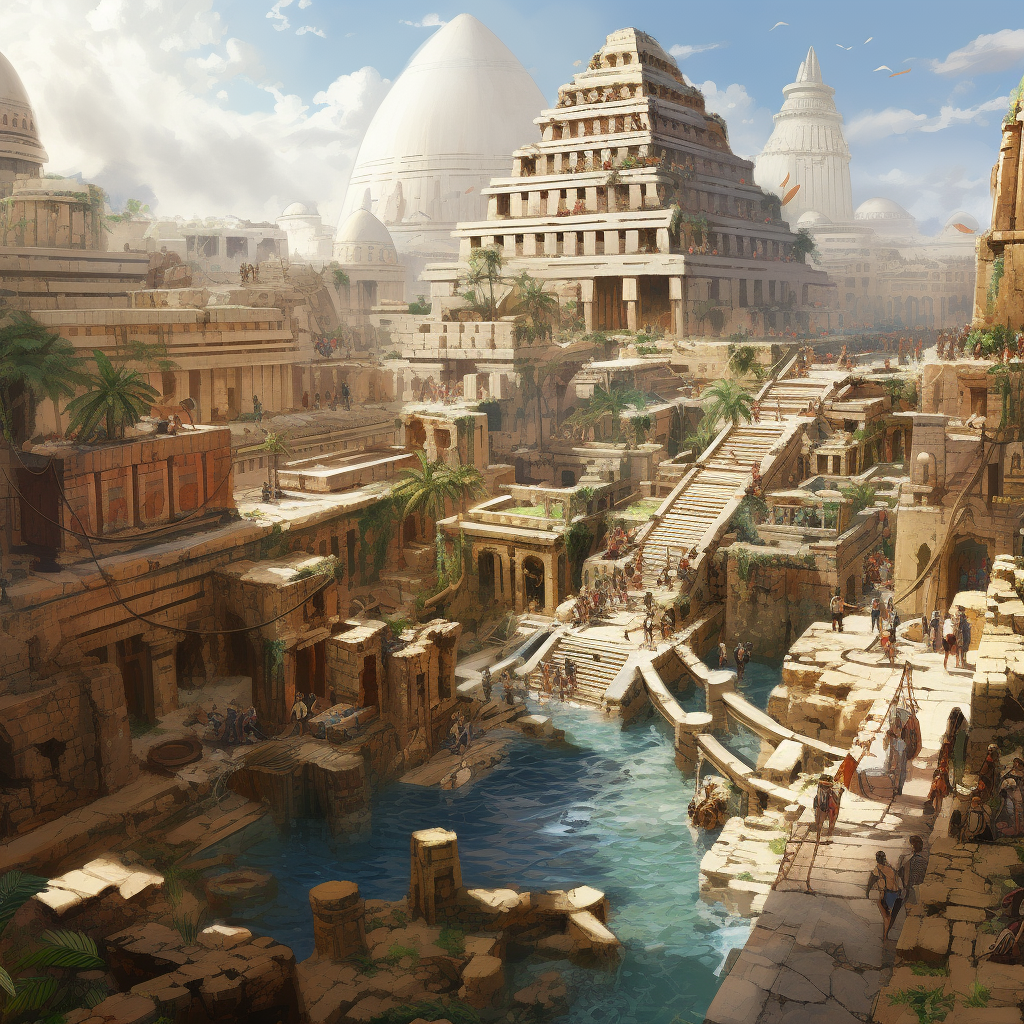 Historical urban dwellings in ancient civilization