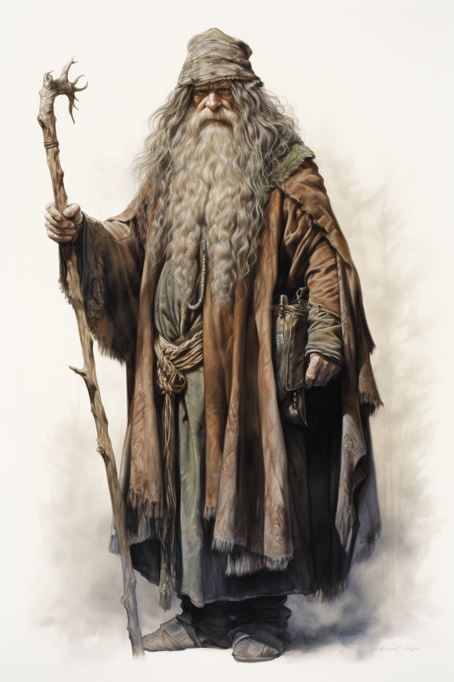 Finnish wizard full body perspective