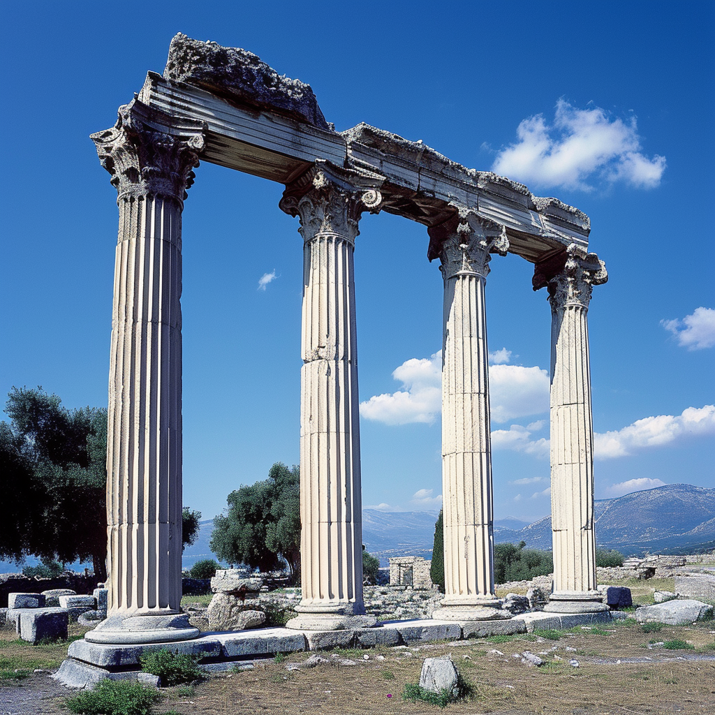 Ancient Greece Columns - Doric Ionic Corinthian