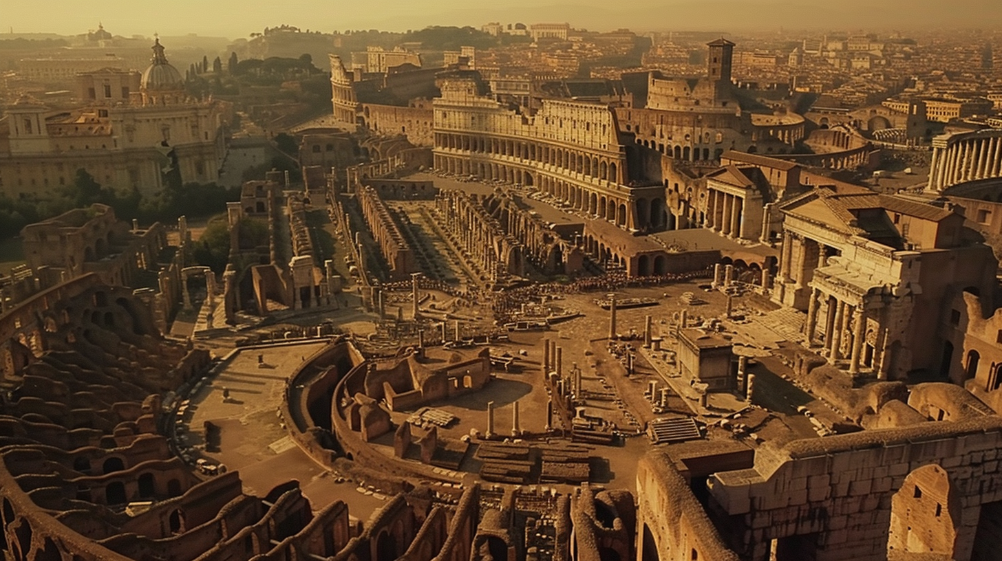 Ancient Rome Prosperity City Scenery