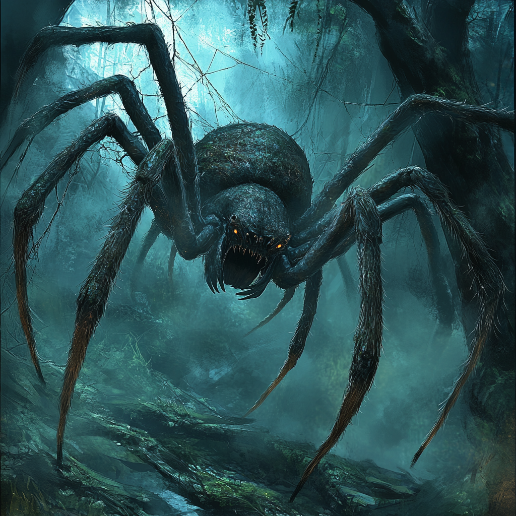 realistic ancient spider fantasy