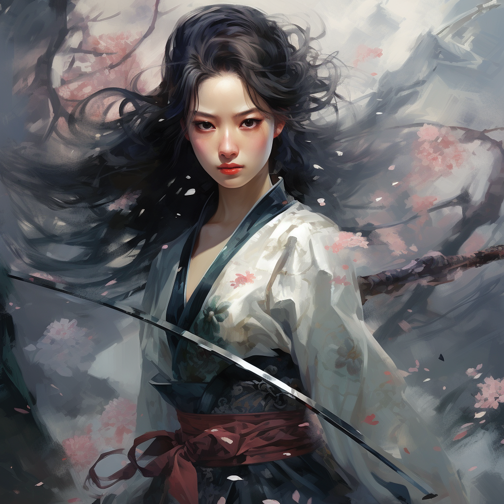 Thrilling androgyn wuxia artwork