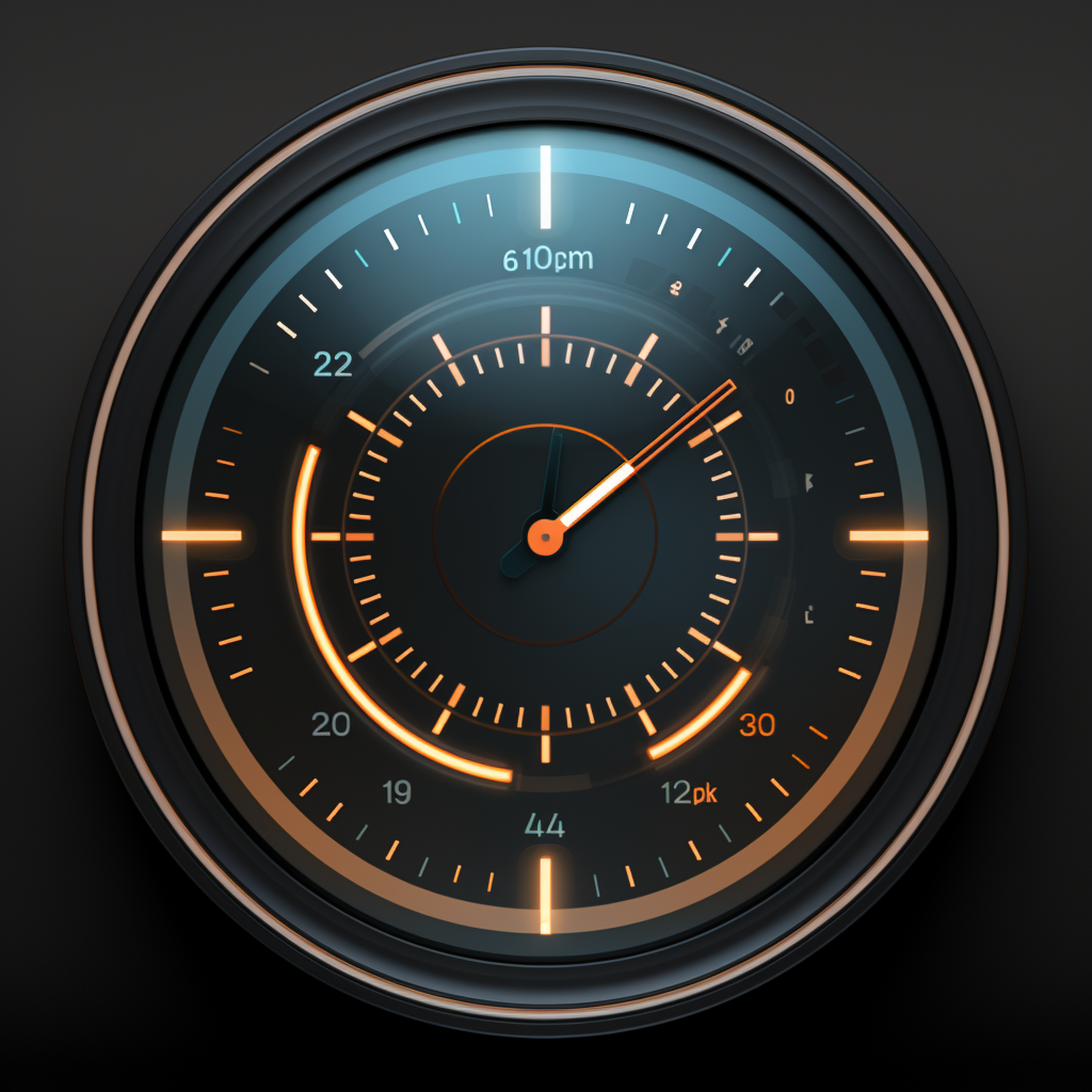 Stylish android clock widget design