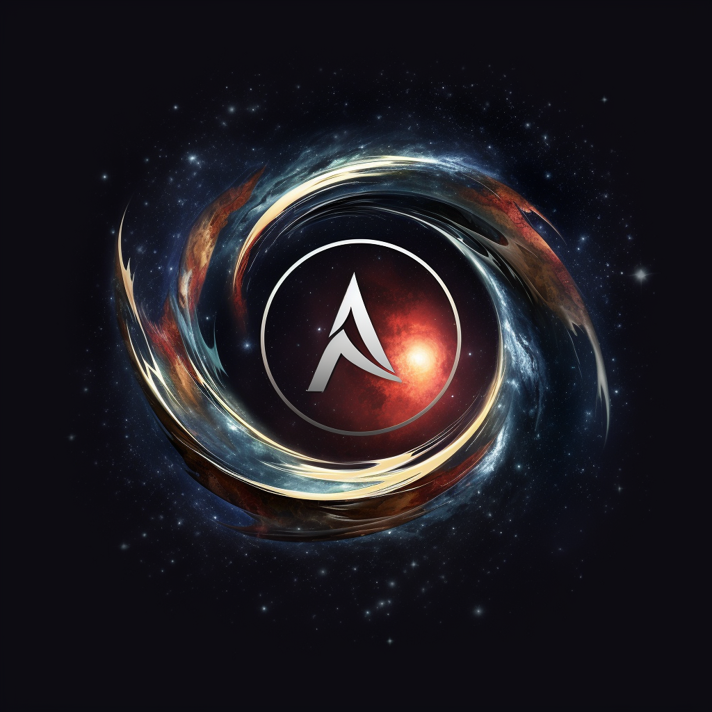 Andromeda Galaxy Fantasy Logo Design