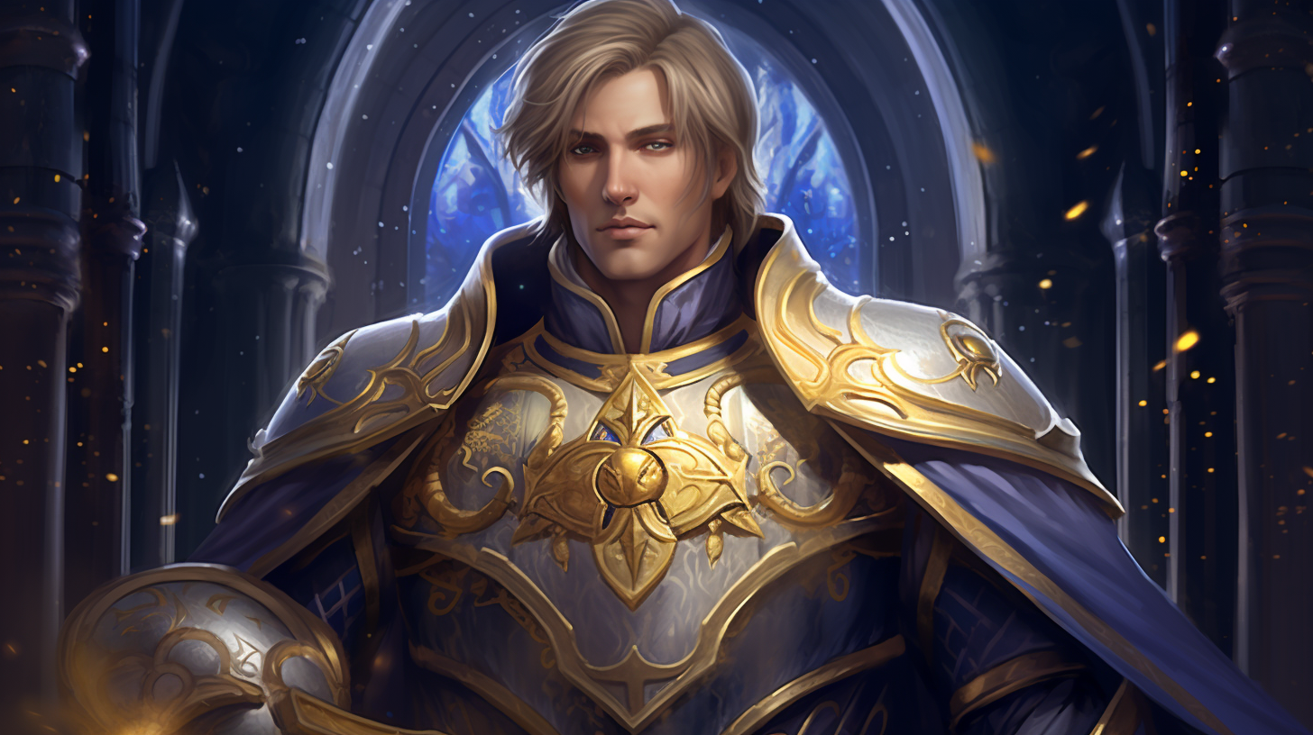 Anduin in the universe with stars