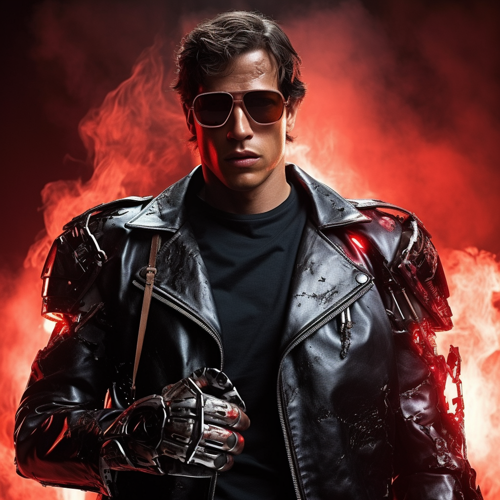 Andy Samberg as confused Terminator  ?