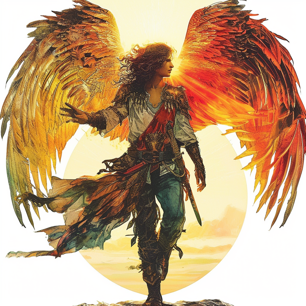 angel sunrise mark brooks official art