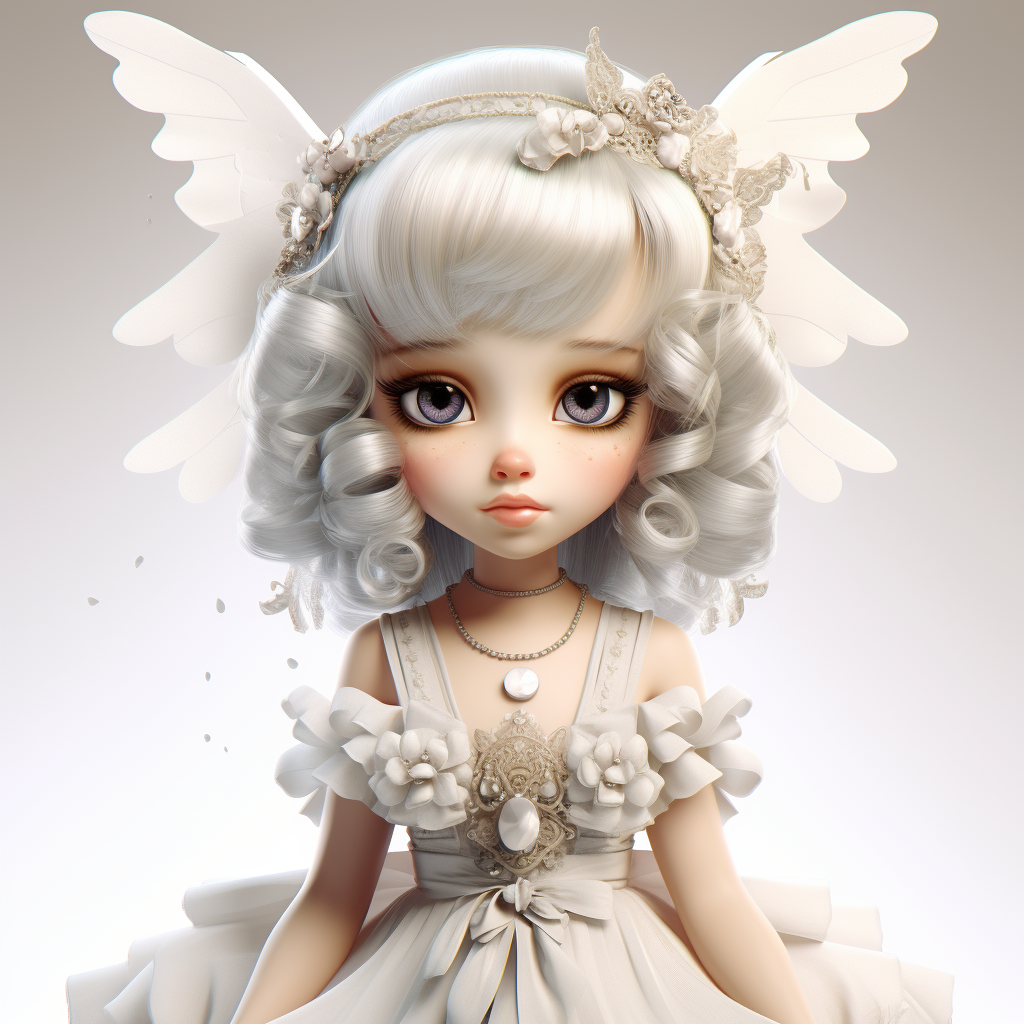 Angelic Fairy with Big Eyes