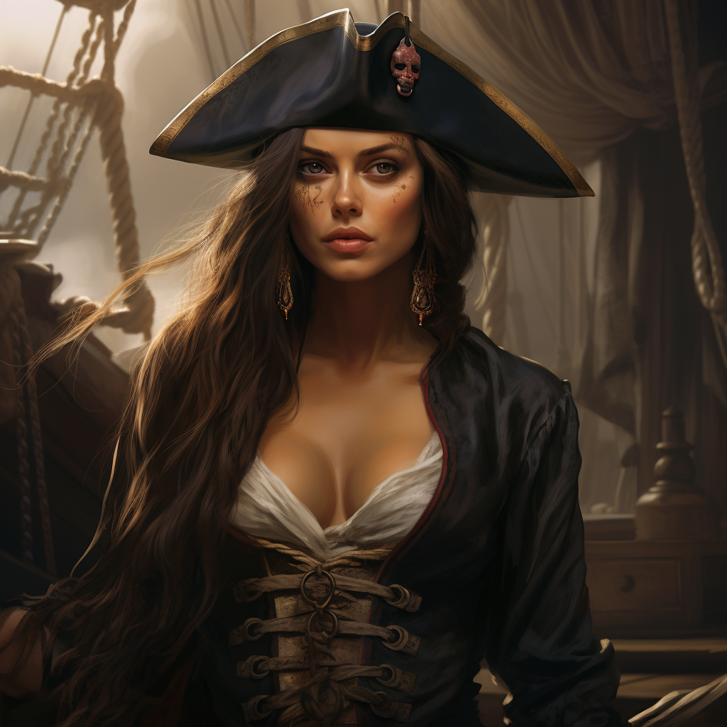 Angelina Jolie as a Pirate Star