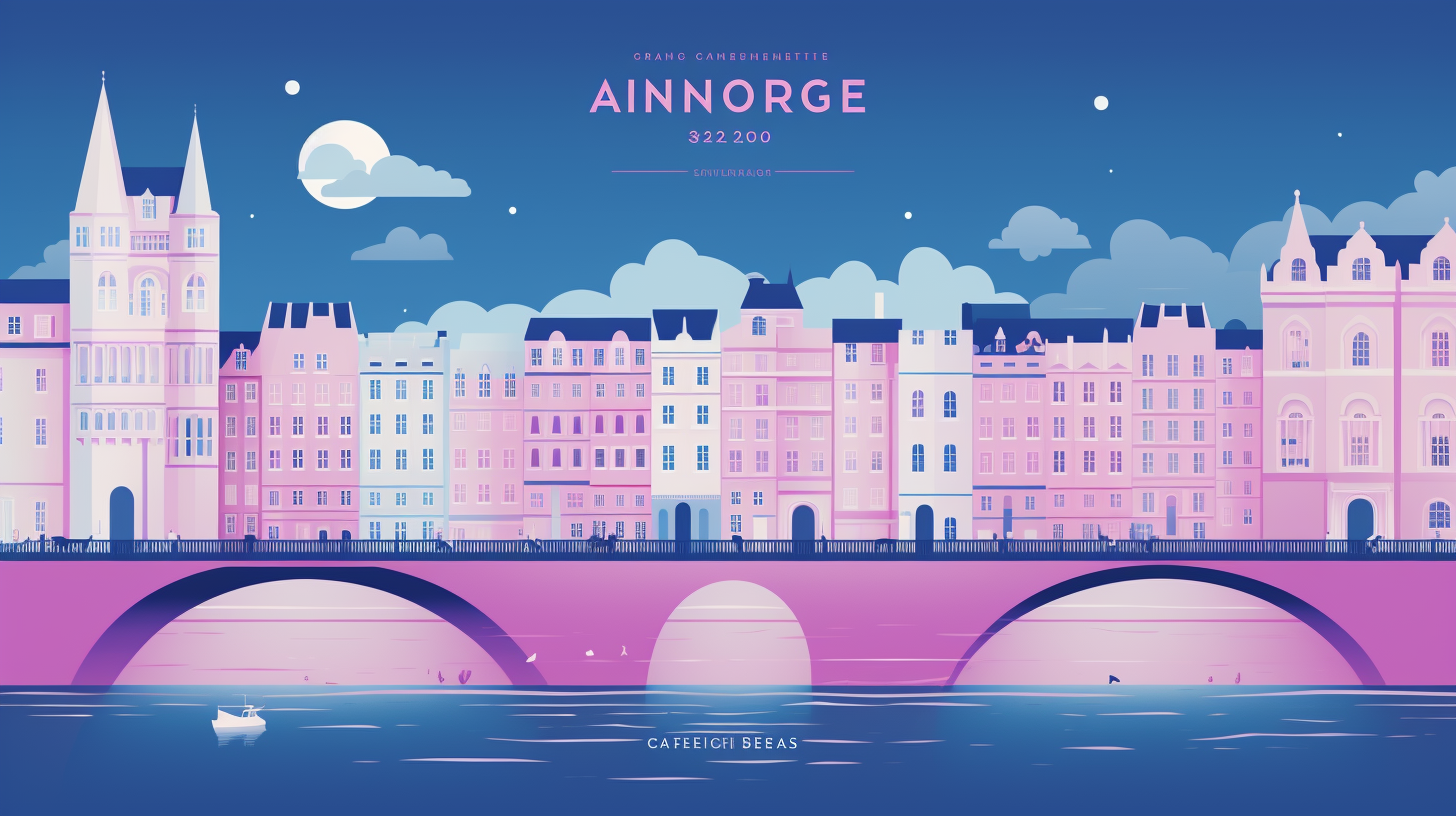 Angers city concert poster image