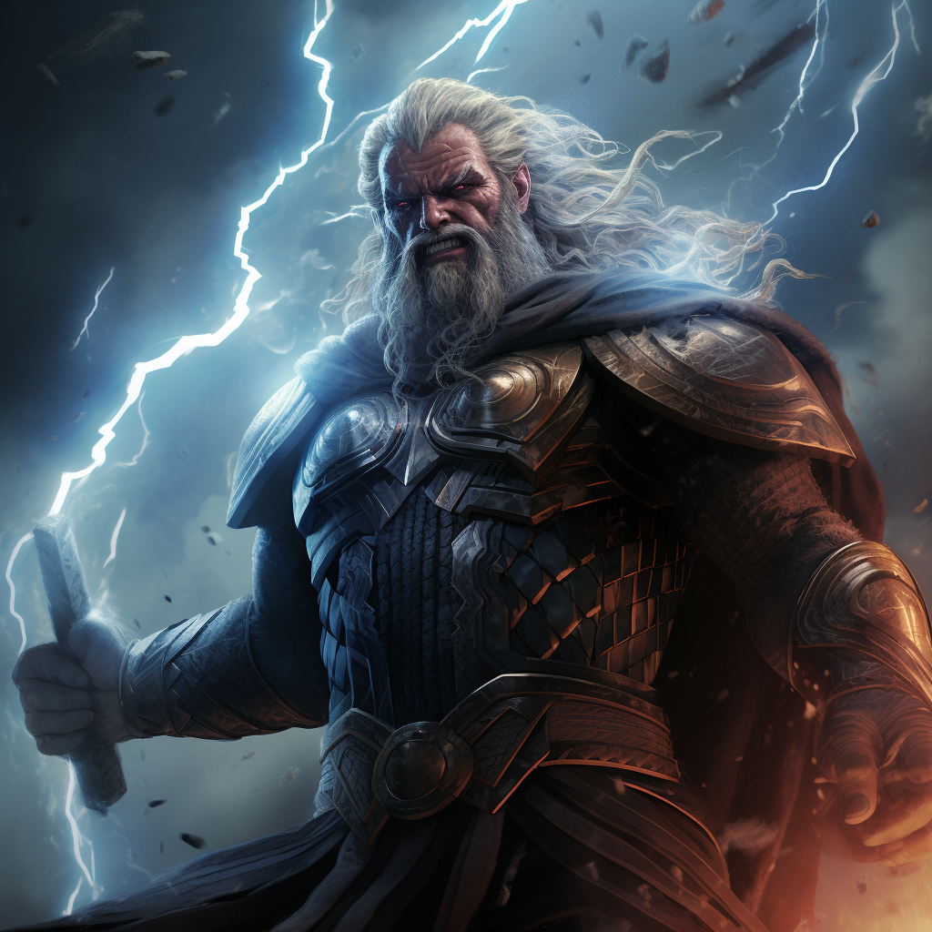 Angry God of Thunder - Epic and Realistic