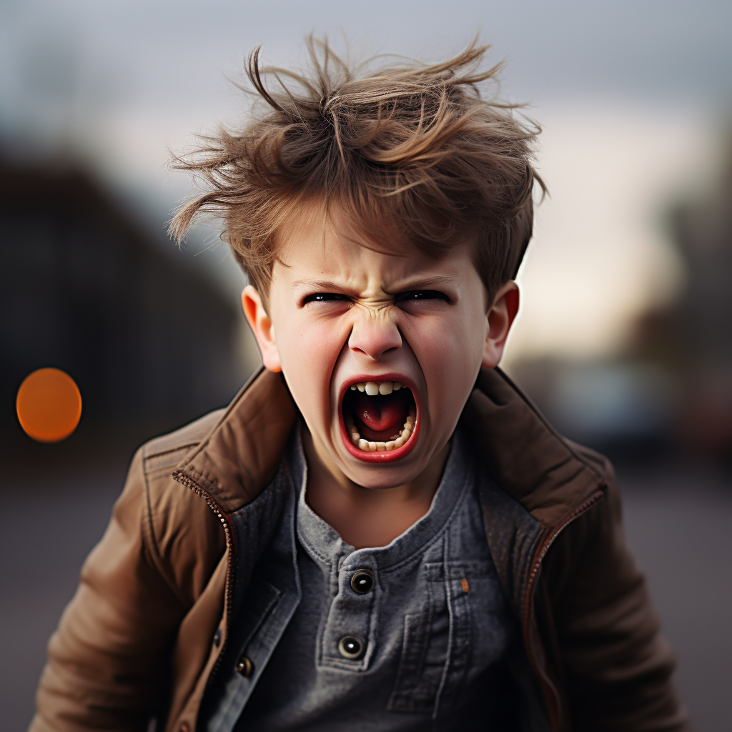 Image of a Very Angry Child