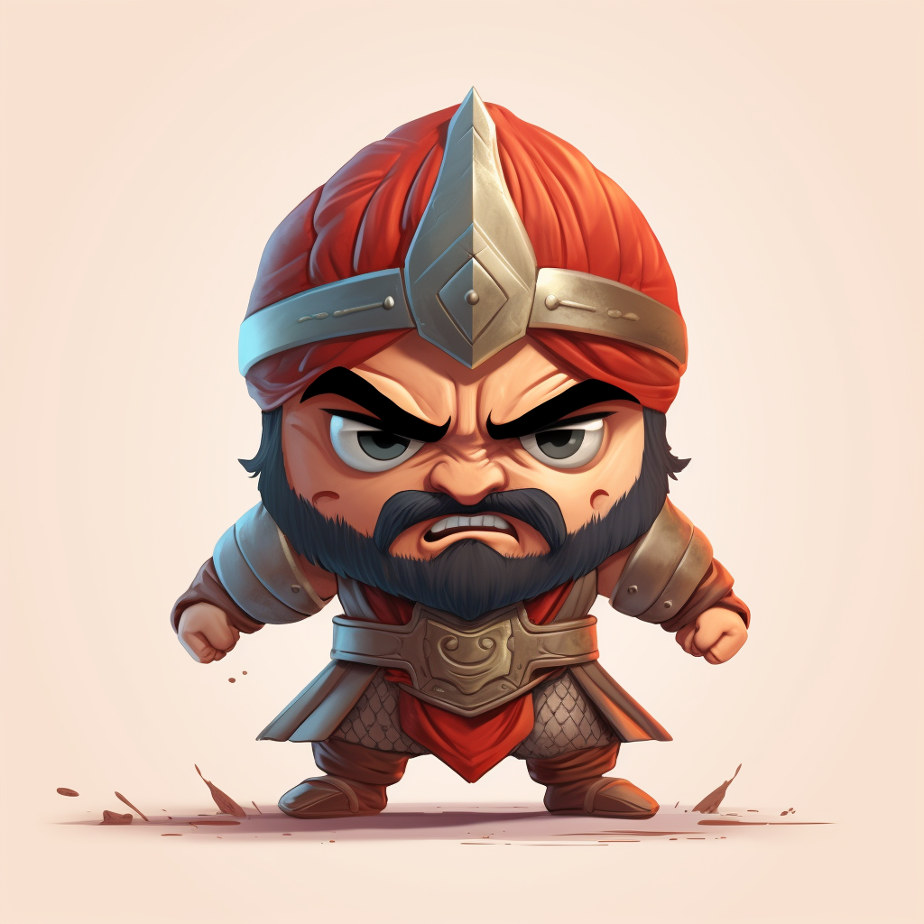 Angry Turkish Warrior Chibi