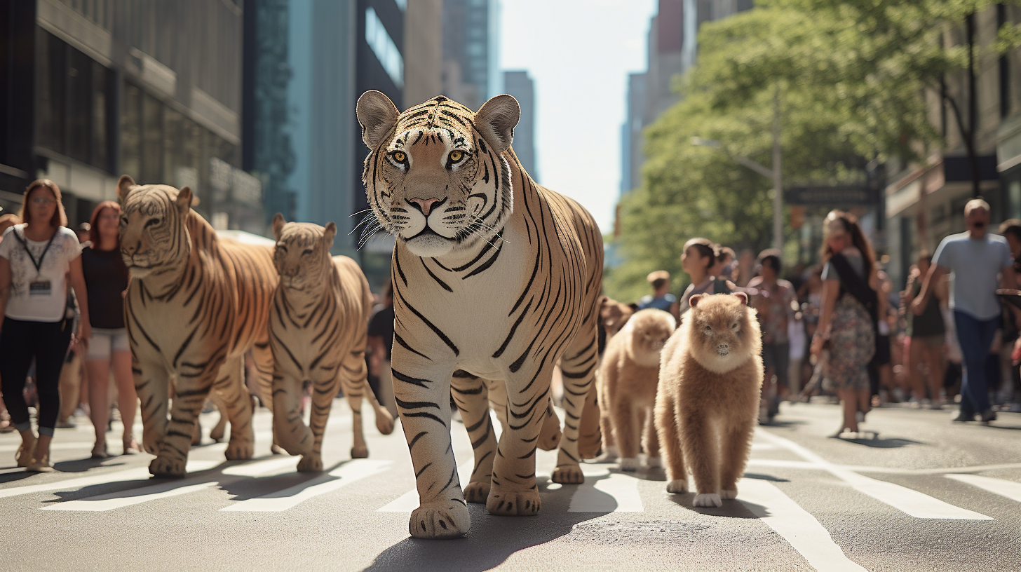 Animal Parade Midtown Manhattan