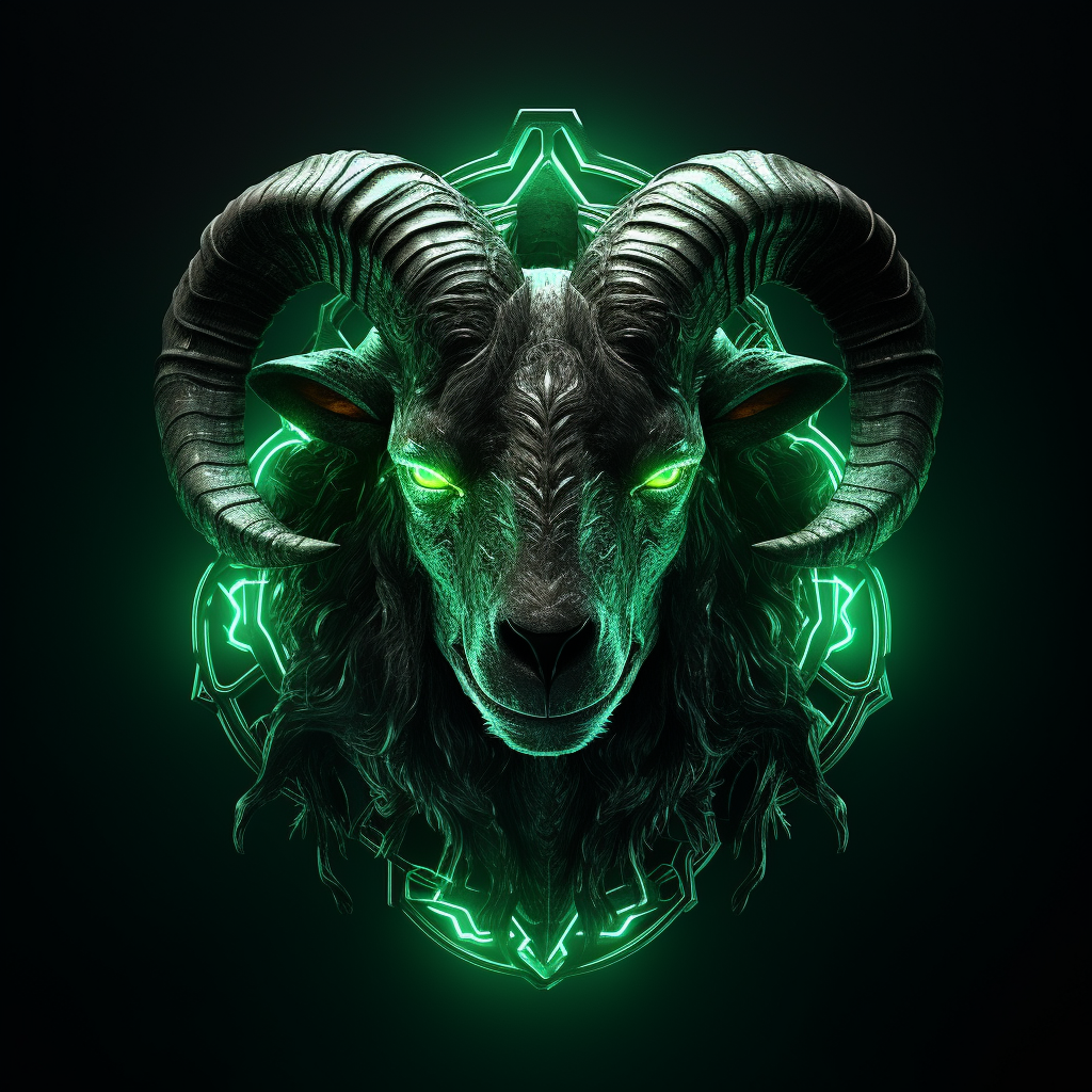 Vibrant Non-Realistic Animal Green Lights