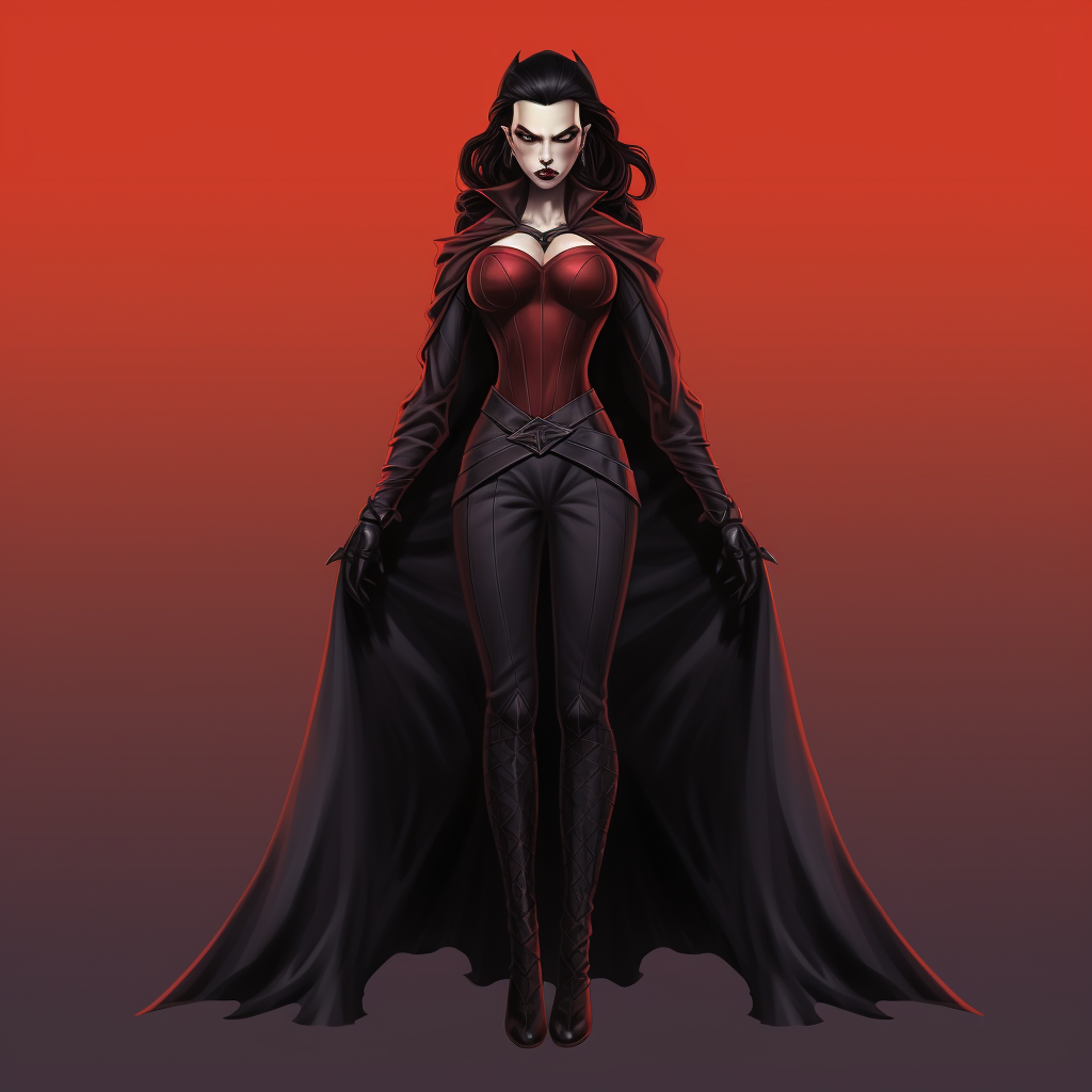 Heroic animated woman vampire from Marvel Comics