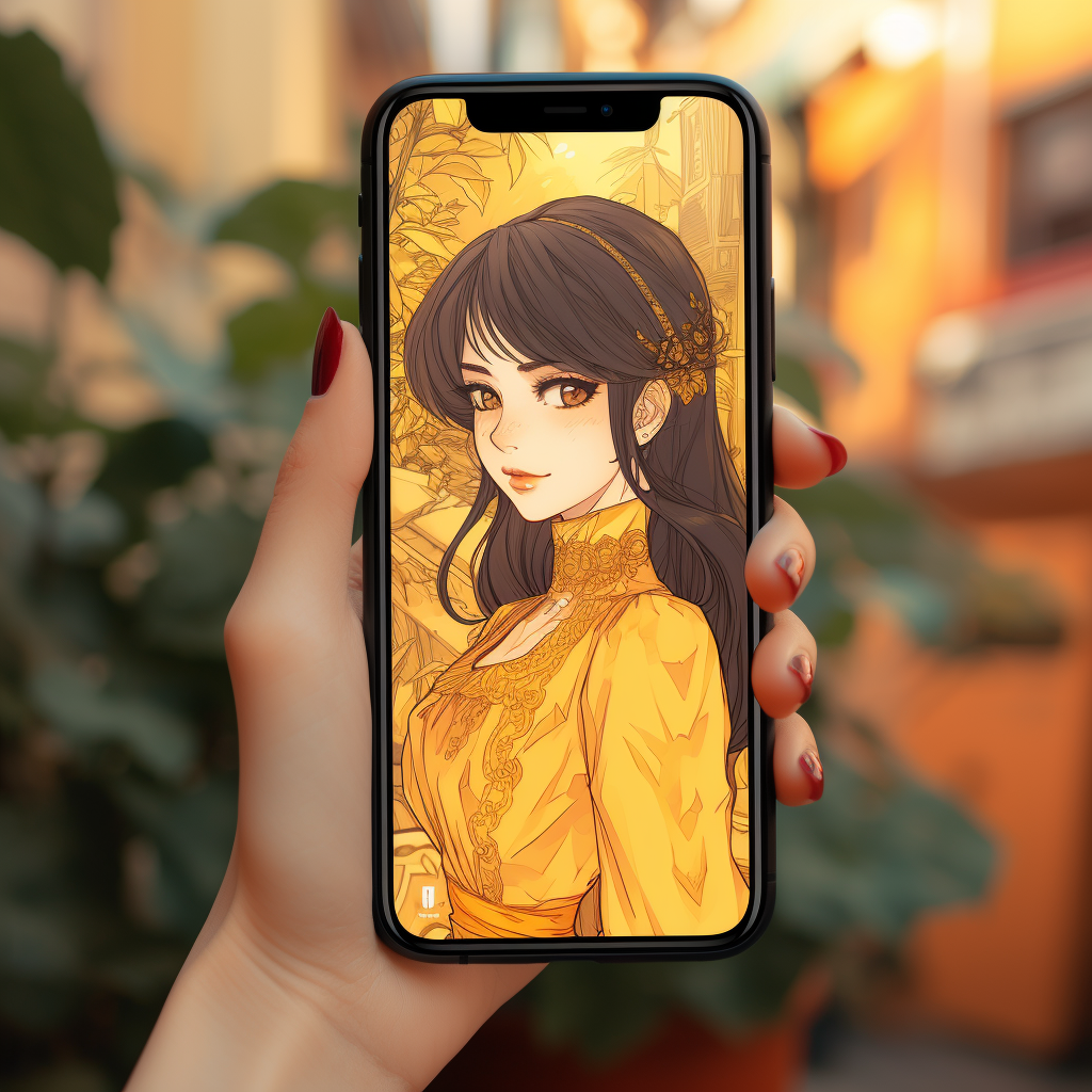 Anime Beauty with iPhone 15 Pro