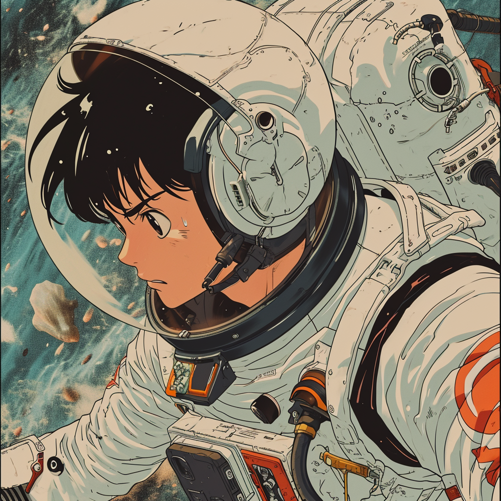 Space Action Hero in Neo-Vintage Space Suit