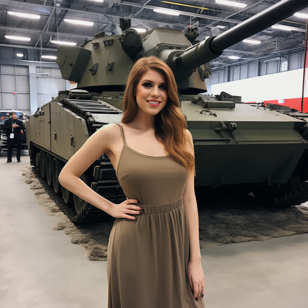 Anna Kendrick with tank